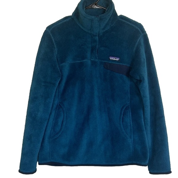 Patagonia Tops - Women’s Patagonia fleece top teal color size medium M